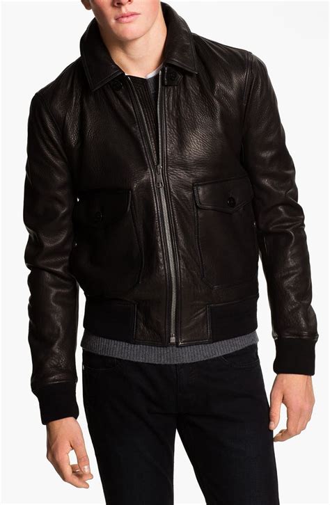 burberry brit leather jacket
